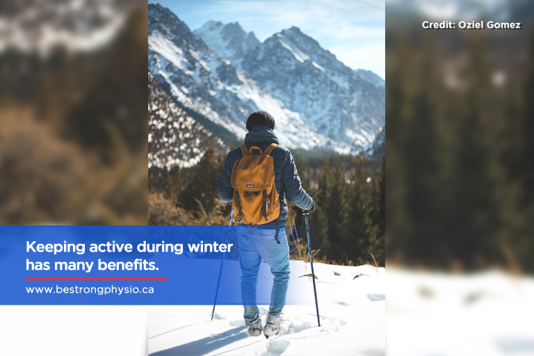 Keeping active during winter has many benefits.