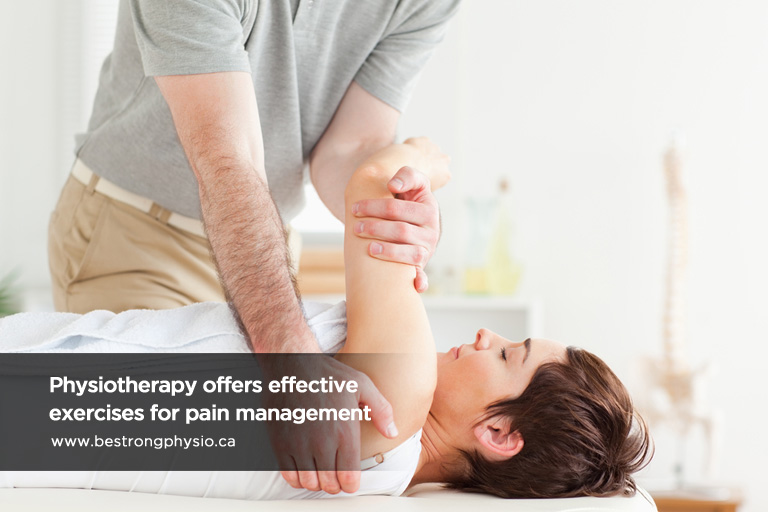 Physiotherapy offers effective exercises for pain management