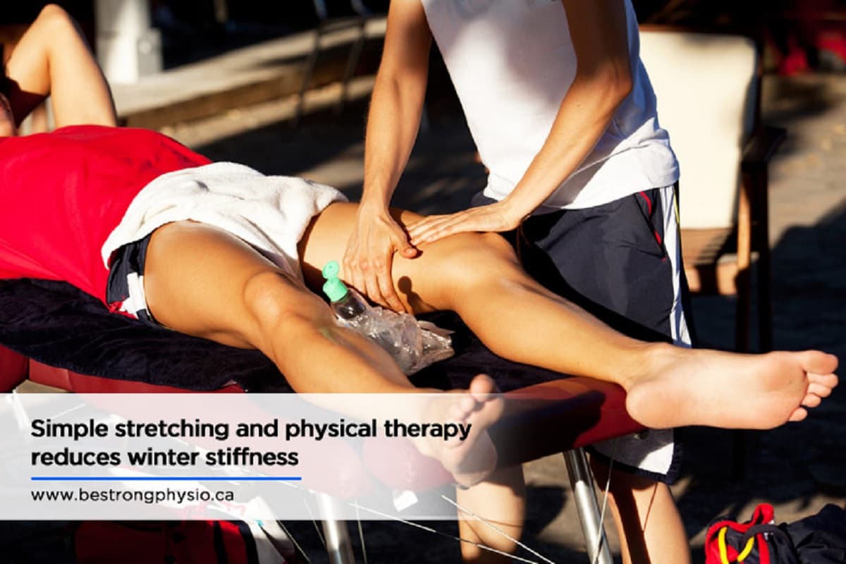 Simple stretching and physical therapy reduces winter stiffness