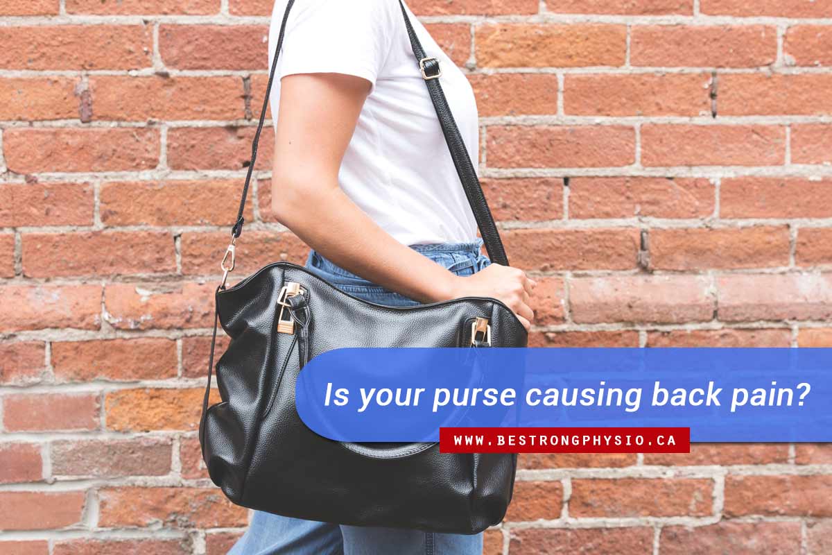 Is your purse causing back pain?
