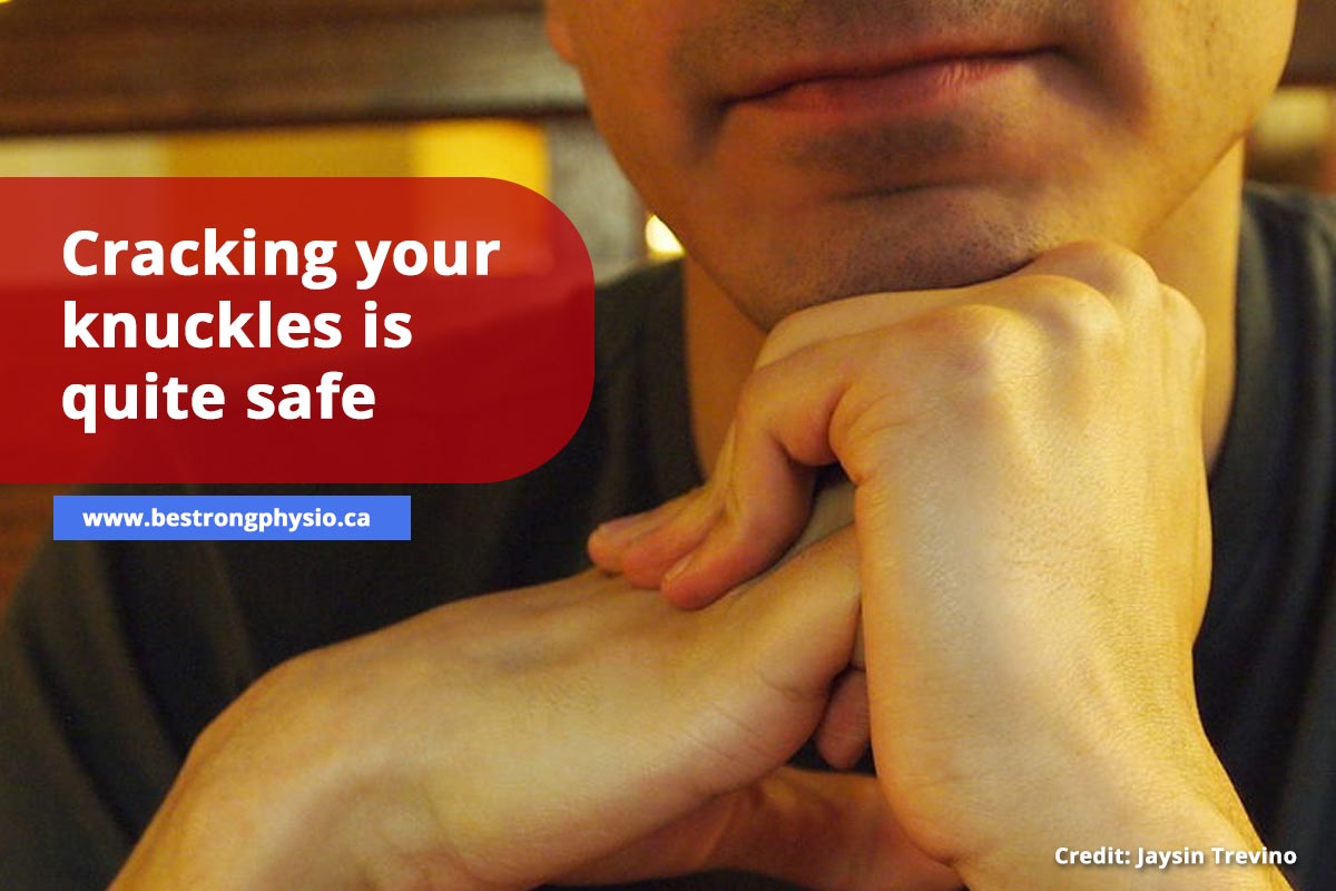 cracking your knuckles