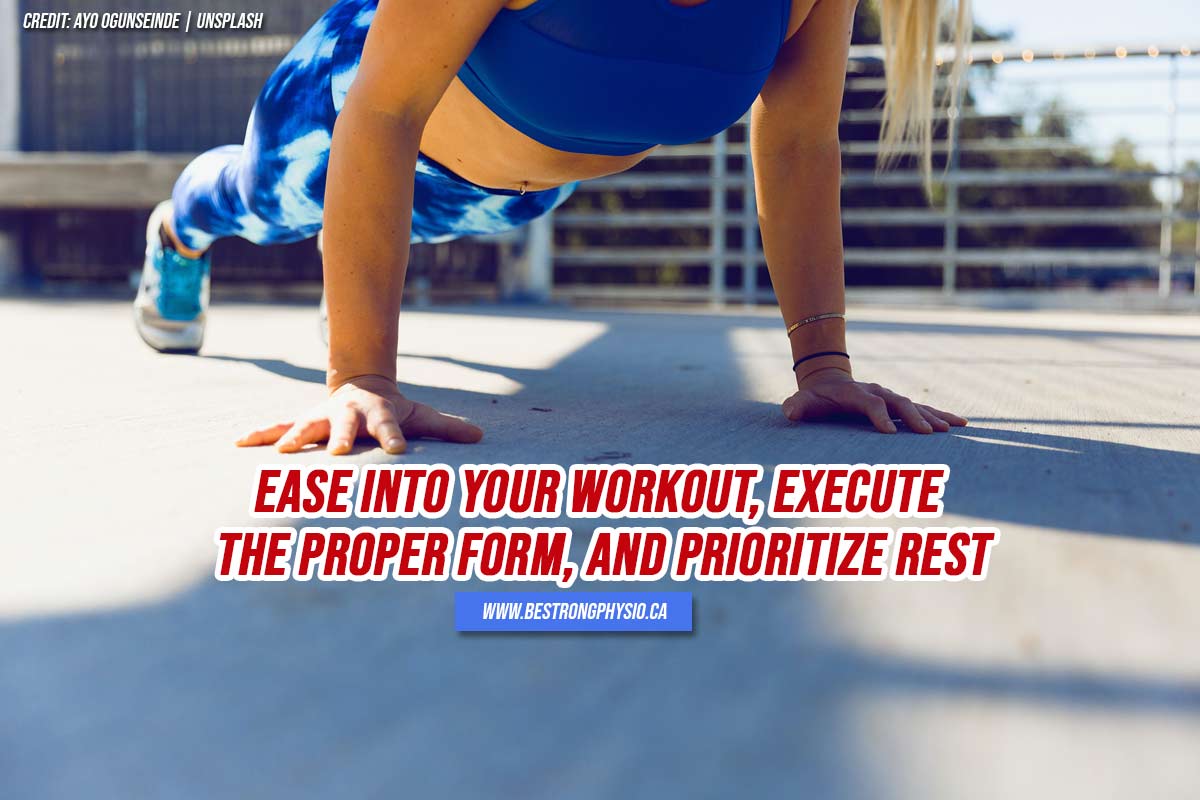 ease into your workout